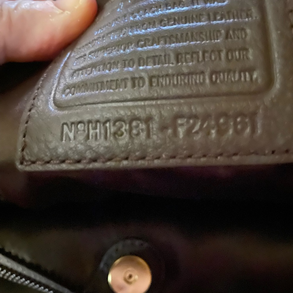 Coach CAMPBELL BELLE Brown Leather CARRYALL - Picture 3 of 9